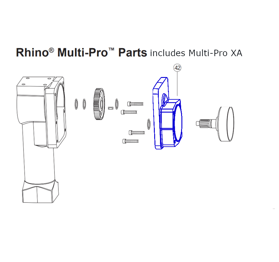 Rhino Tool 300025 - GPD30/40/45/45XA Clutch Housing Assembly with Bearings