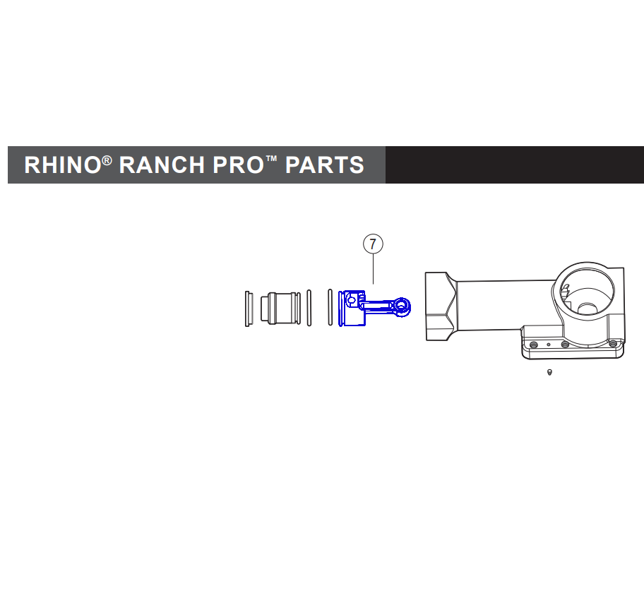 Rhino Tool 300075 - Ranch Pro GPD30 Piston & Connecting Rod Assy