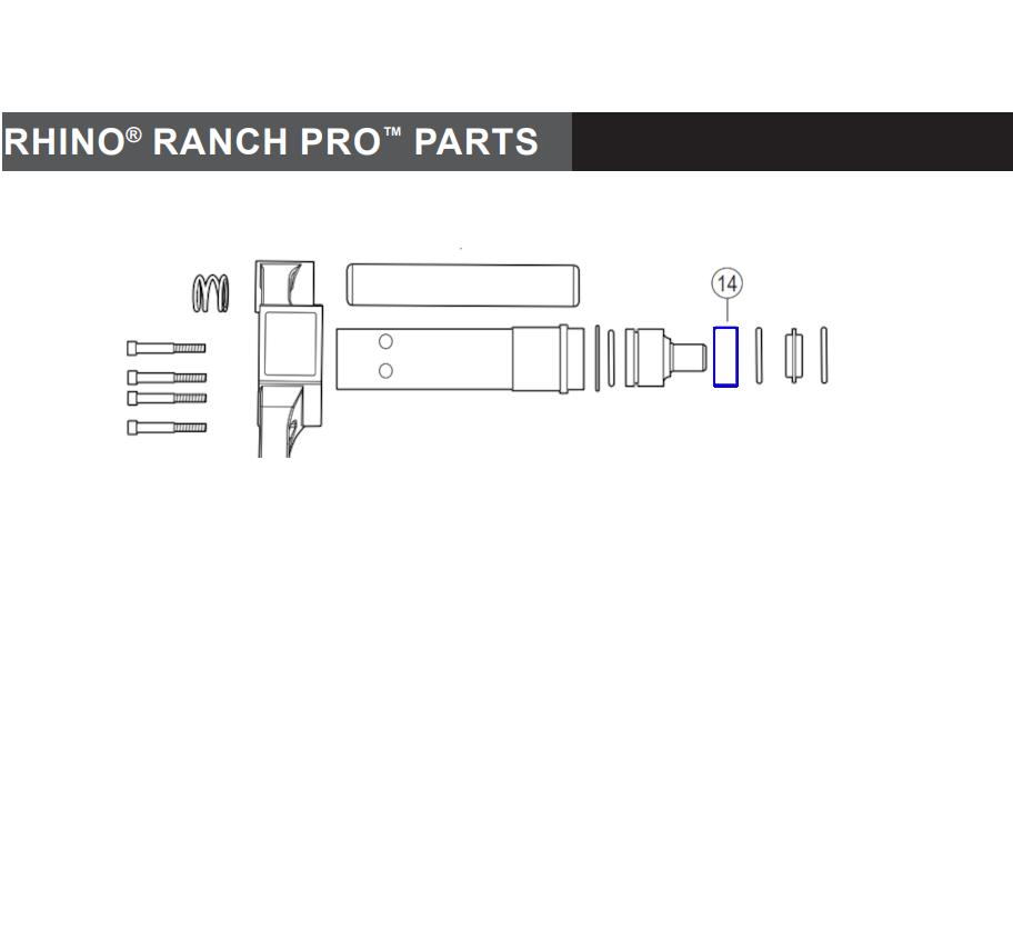 Rhino Tool 300090 - Ranch Pro GPD30 Anvil O-ring Cup