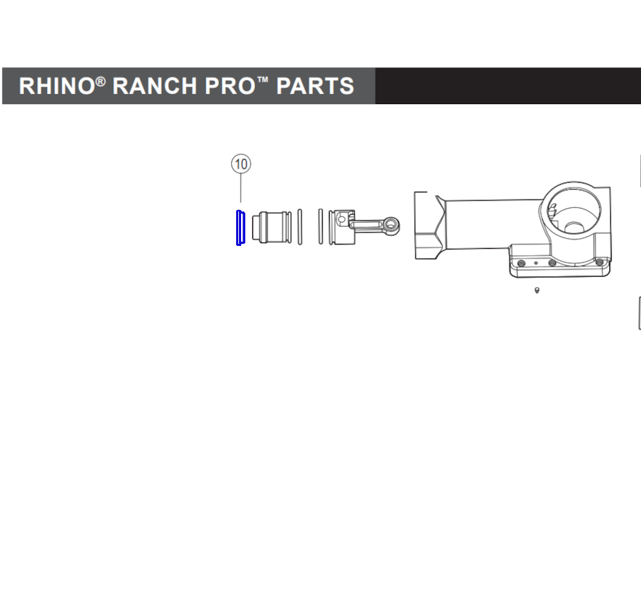 Rhino Tool 300110 - Ranch Pro GPD30 Anvil O-ring Retainer