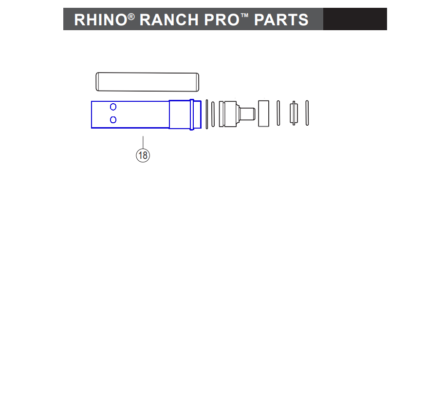 Rhino Tool 300156 - Ranch Pro GPD30 Chuck Tube 1-3/4"