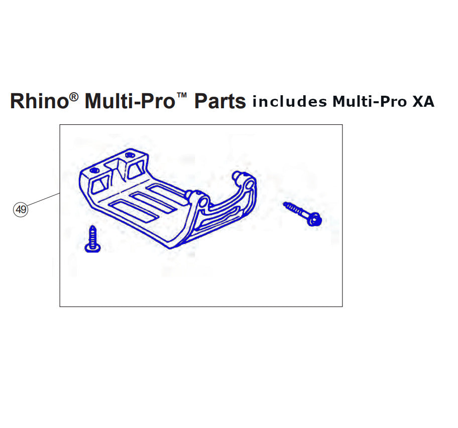 Rhino Tool 300184 - GPD30/40/45/45XA Honda OEM Tank Guard Kit (Includes Cover & Bolts)