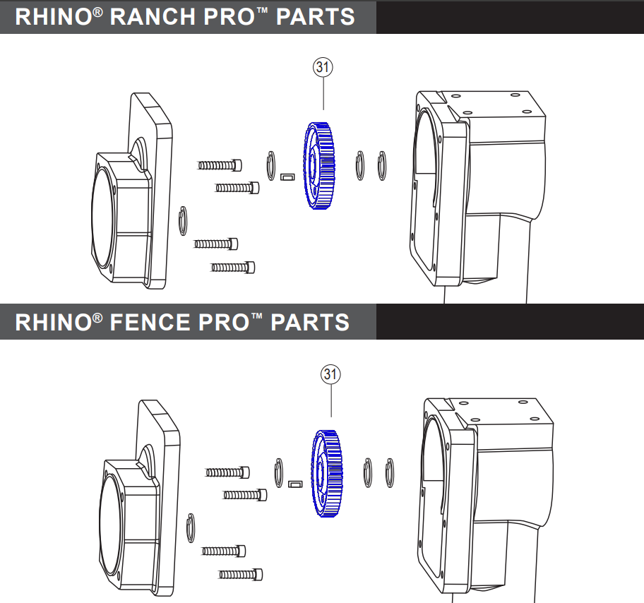 Rhino Tool 300200 - GPD30/40/45/45XA Gear