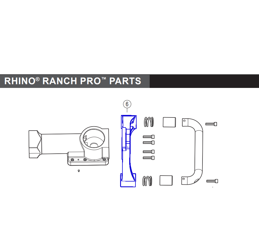 Rhino Tool 300214 - GPD30/40/45/45XA Pro Series Upper Handle Bracket