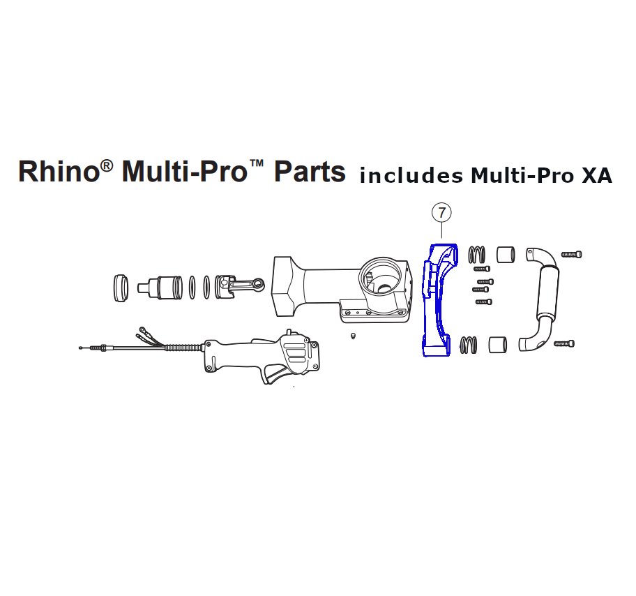 Rhino Tool 300214 - GPD30/40/45/45XA Pro Series Upper Handle Bracket