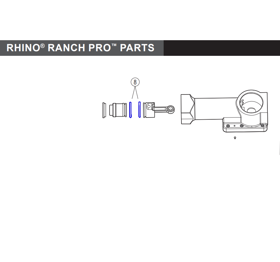 Rhino Tool 300600-2 - Ranch Pro GPD30 Piston and Hammer O-Ring Seal (qty 2)