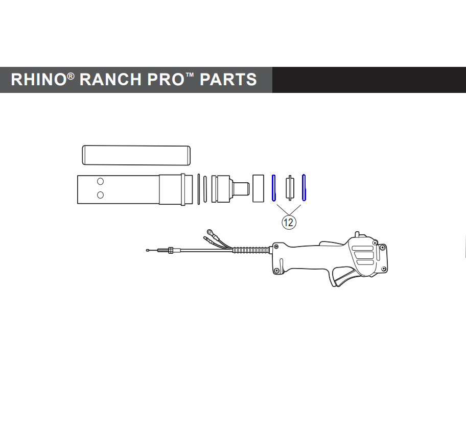 Rhino Tool 300604-2 - Ranch Pro GPD30 Ranch-Pro/GPD 30 Large Retainer O-Ring Seal (qty 2)