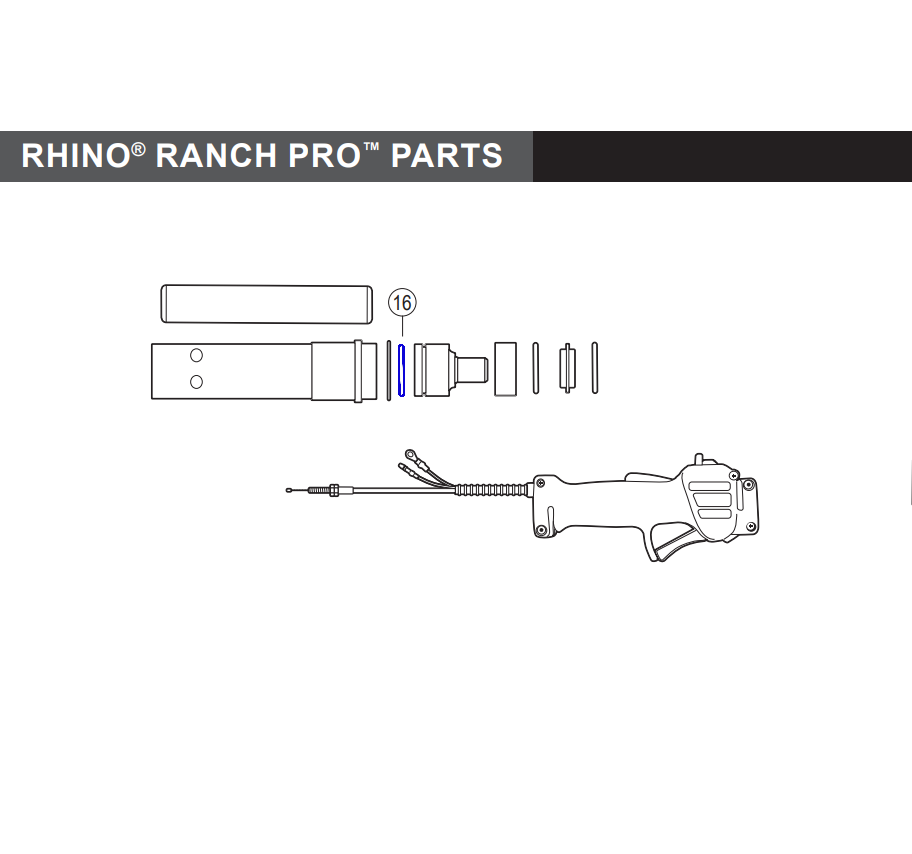 Rhino Tool 300606 - Ranch Pro GPD30 Ranch-Pro/GPD 30 Anvil O-Ring Seal