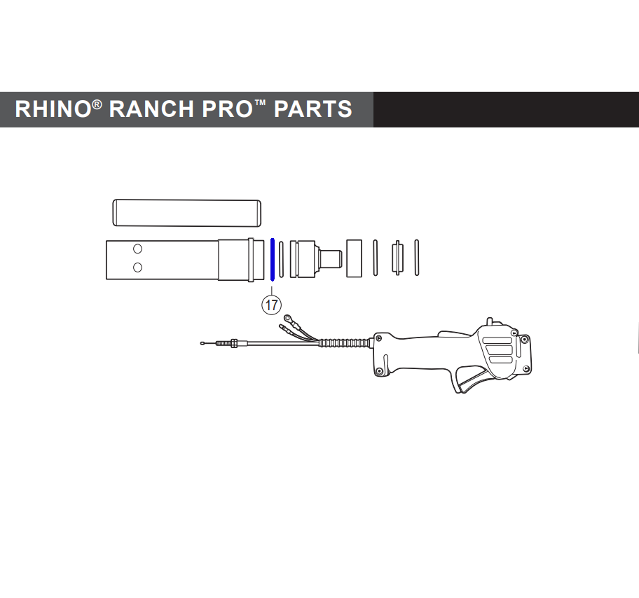 Rhino Tool 300608 - Ranch Pro GPD30 Ranch-Pro/GPD 30 Chuck Tube O-Ring Seal