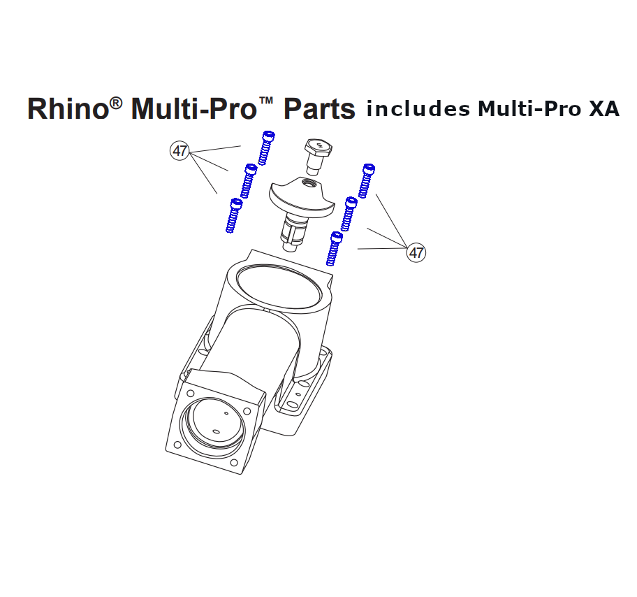Rhino Tool 300704-6 - GPD30/40/45/45XA Crankcase Bolts(qty 6)
