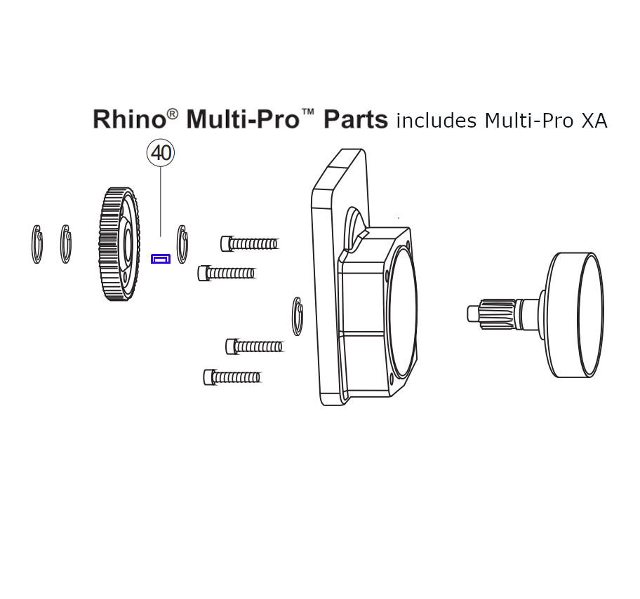 Rhino Tool 300730 - GPD30/40/45/45XA Machine Key