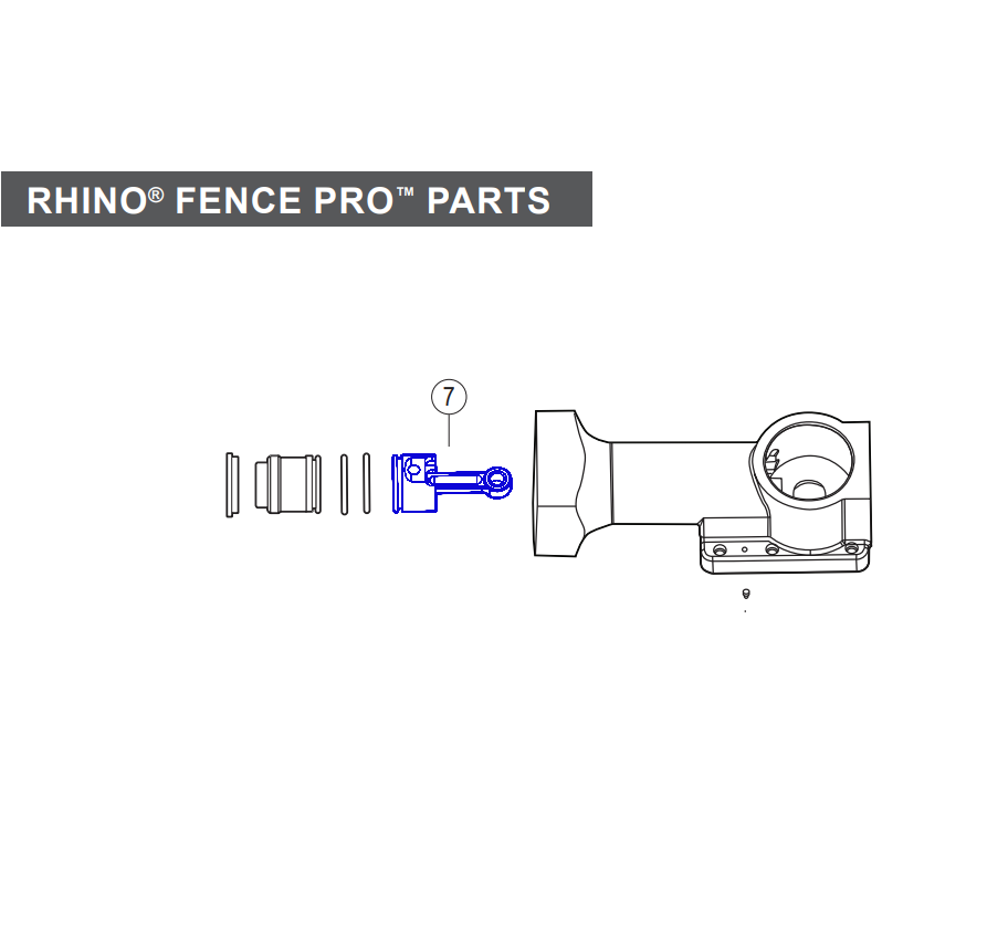 Rhino Tool 301075 - Fence Pro GPD40 / Multi-Pro GPD45 and Multi Pro Piston ..Connecting Rod Assembly