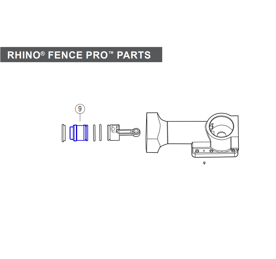 Rhino Tool 301080 - Fence Pro GPD40 Hammer