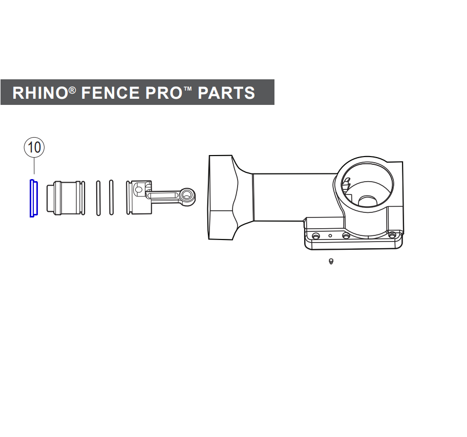 Rhino Tool 301100 - Fence Pro GPD40 Large Retainer