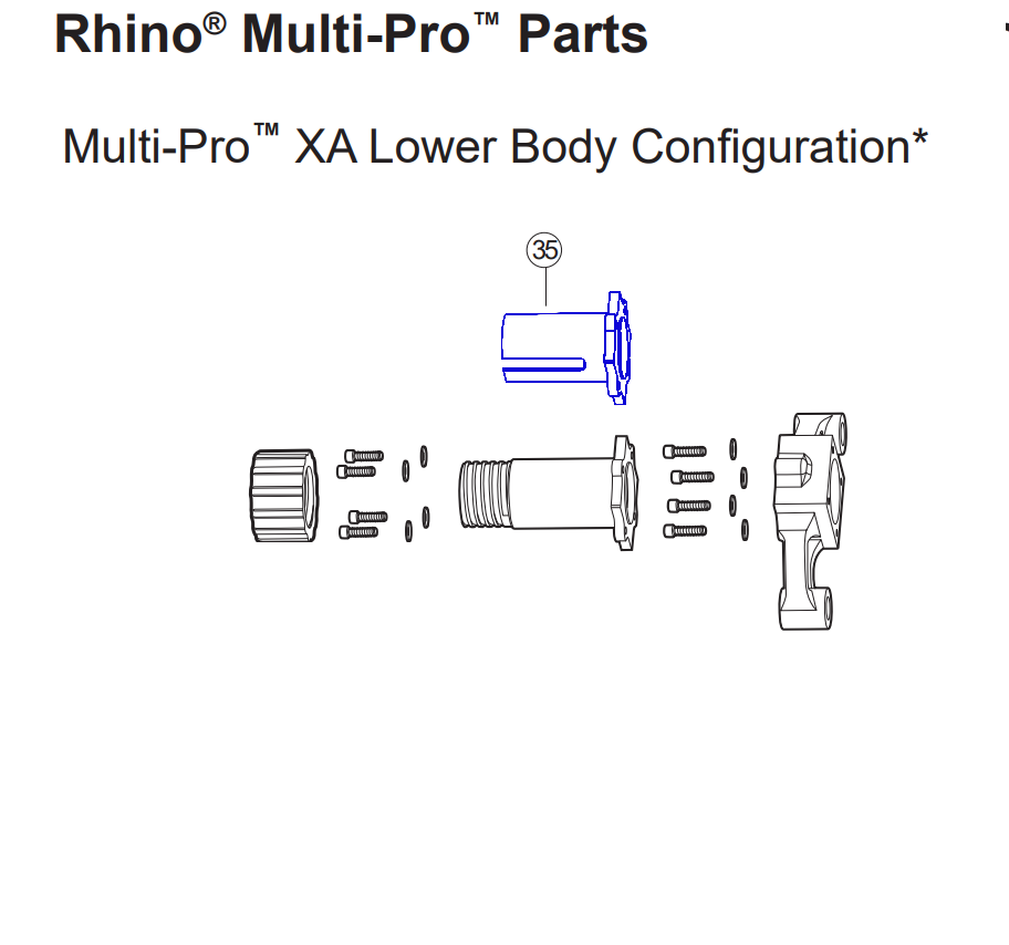 Rhino Tool 301159 - Multi-Pro XA GPD45XA ™ Channel Post Chuck