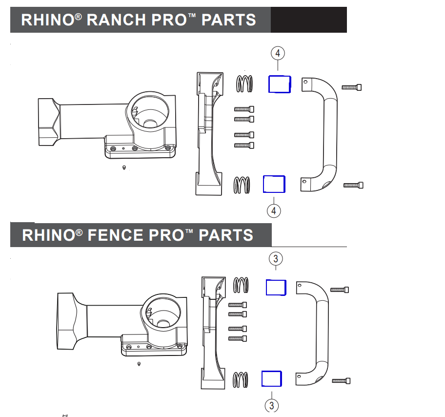 Rhino Tool 301221-2 - GPD30/40/45/45XA Handle Collar (qty 2)