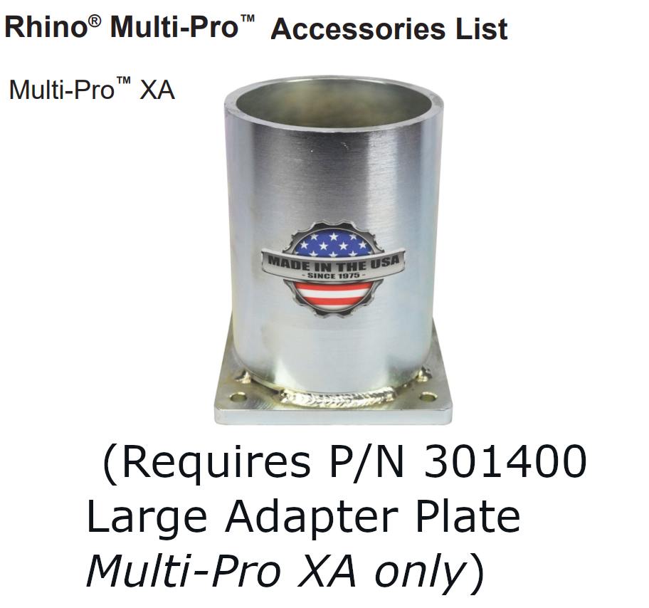 Rhino Tool 301403 - Multi-Pro XA GPD45XA ™ 3-1/2" Round Chuck