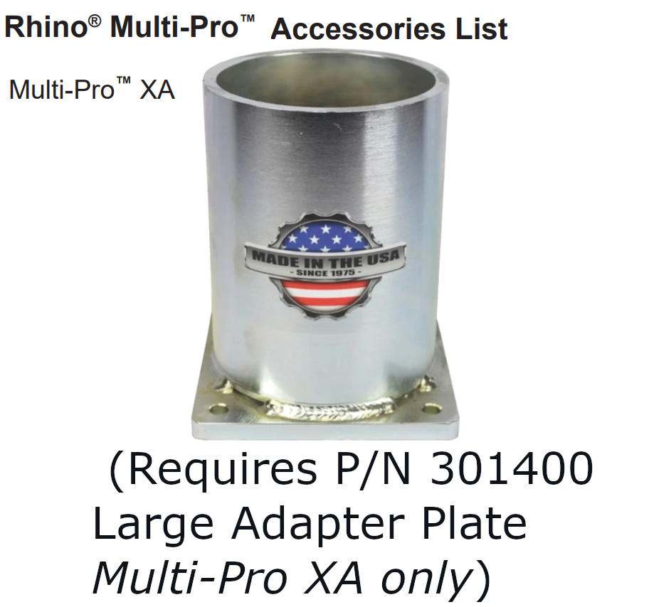 Rhino Tool 301414 - Multi-Pro XA GPD45XA ™ 3" Round Chuck
