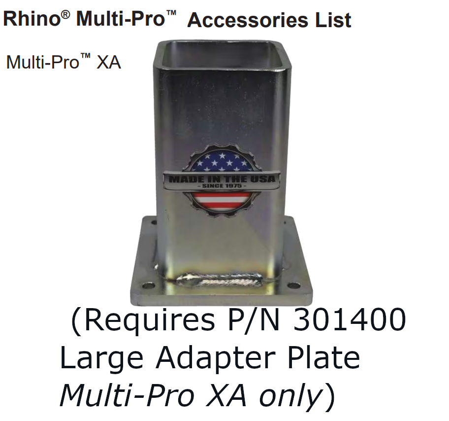 Rhino Tool 301415 - Multi-Pro XA GPD45XA ™ 3" Square Chuck