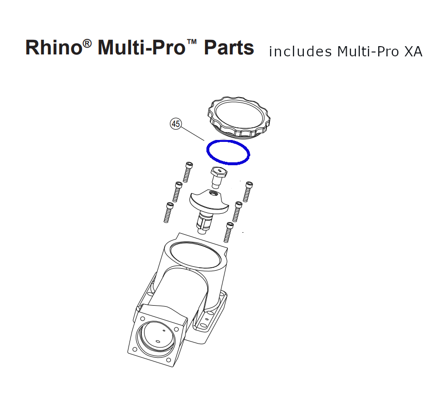 Rhino Tool 301617 - GPD30/40/45/45XA O-Ring for Threaded Crankcase Cover